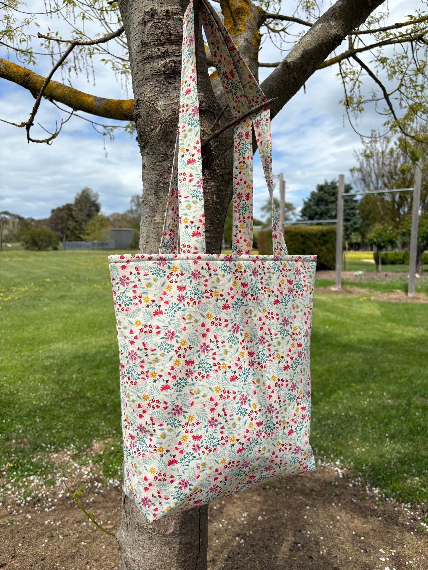 Wildflower meadow tote bag