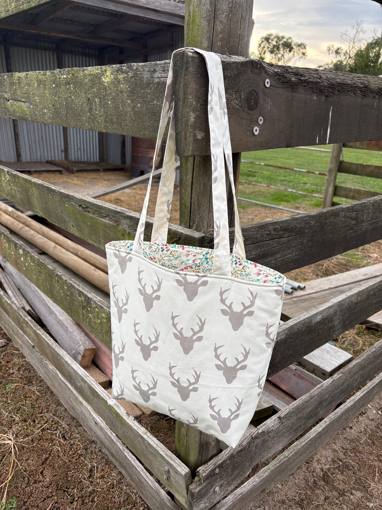 Wild and free tote