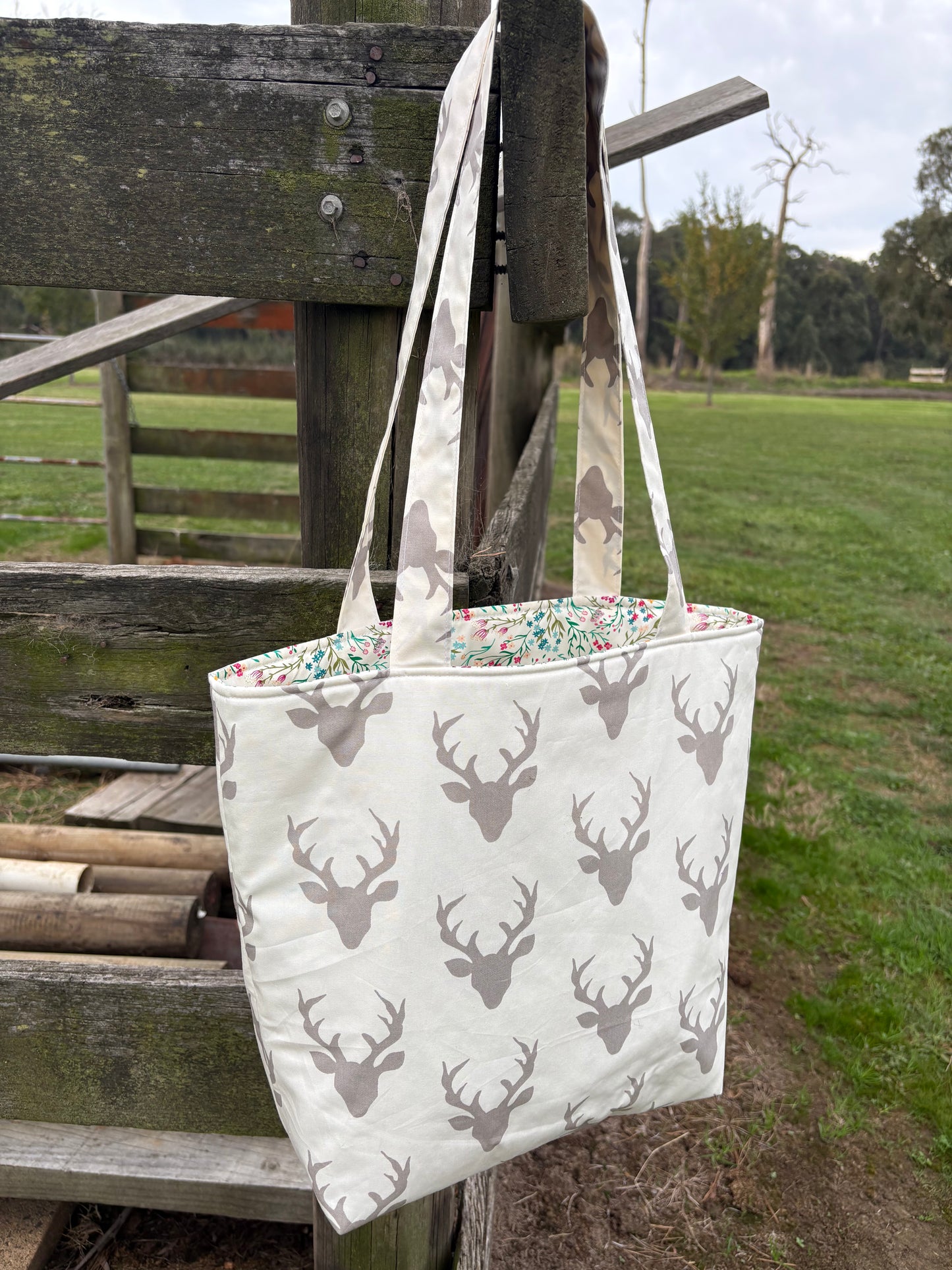 Wild and free tote