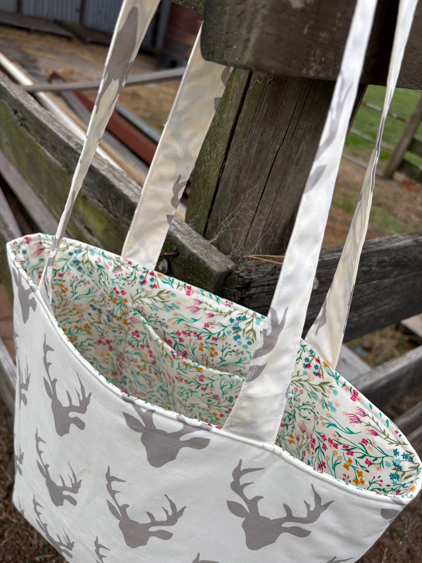 Wild and free tote